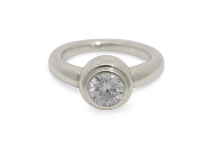 Diamond ring, White Gold