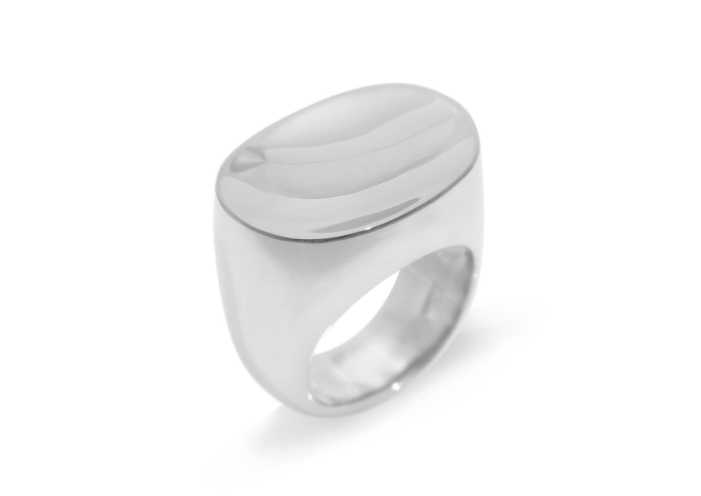 Sterling silver Concave Ring