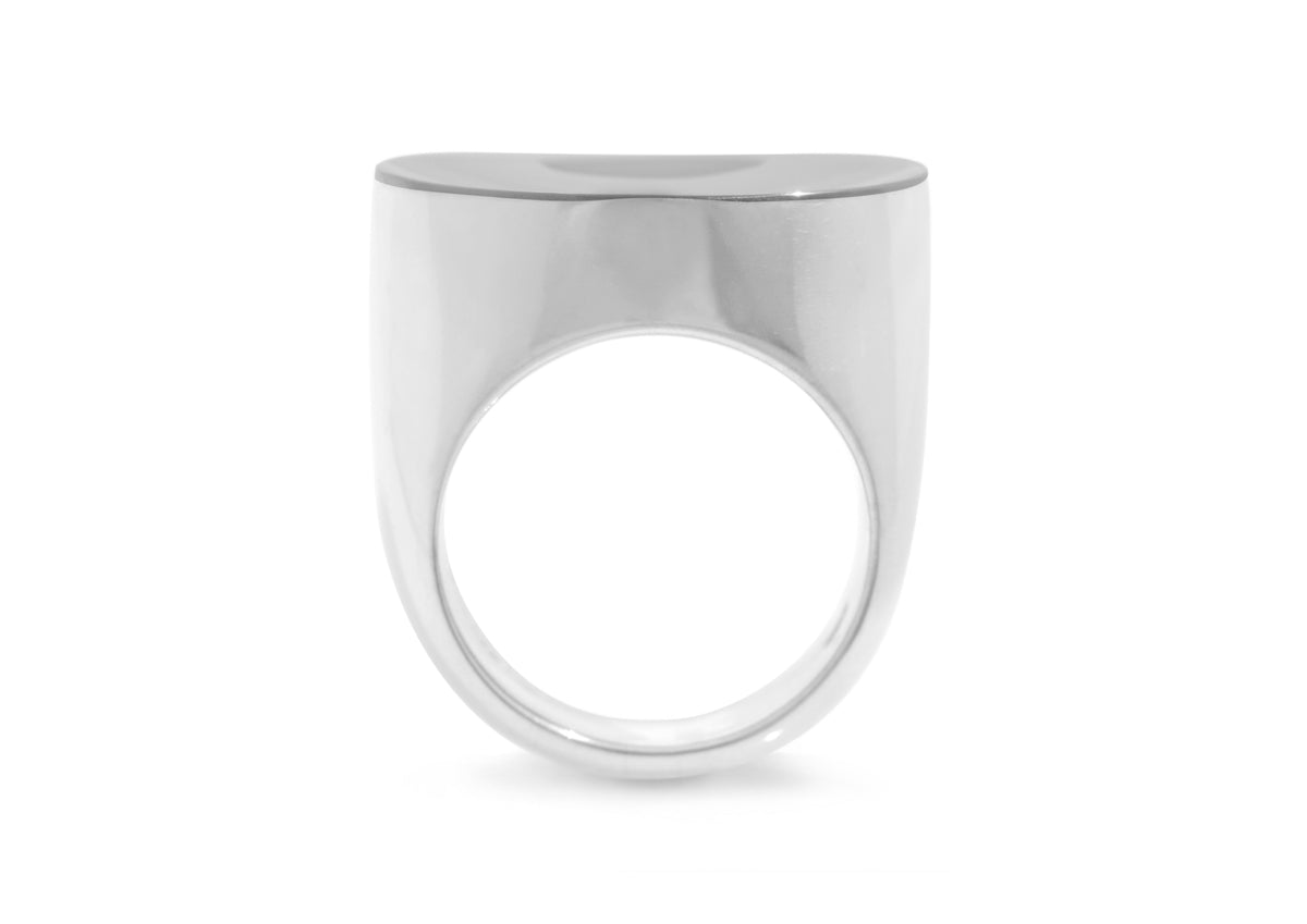 Sterling silver Concave Ring