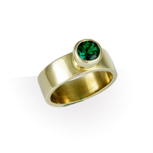 Biron Emerald, Yellow Gold