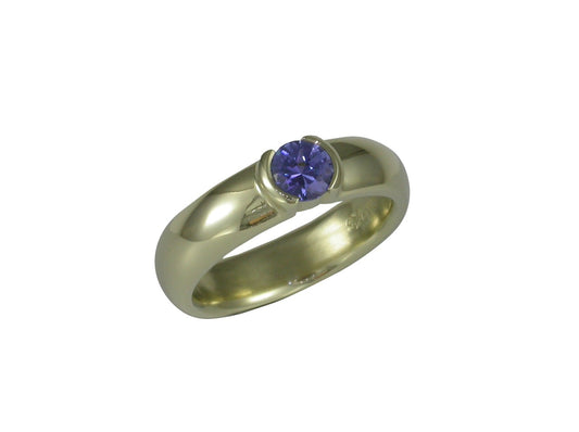 Ceylon Sapphire Design, Yellow Gold