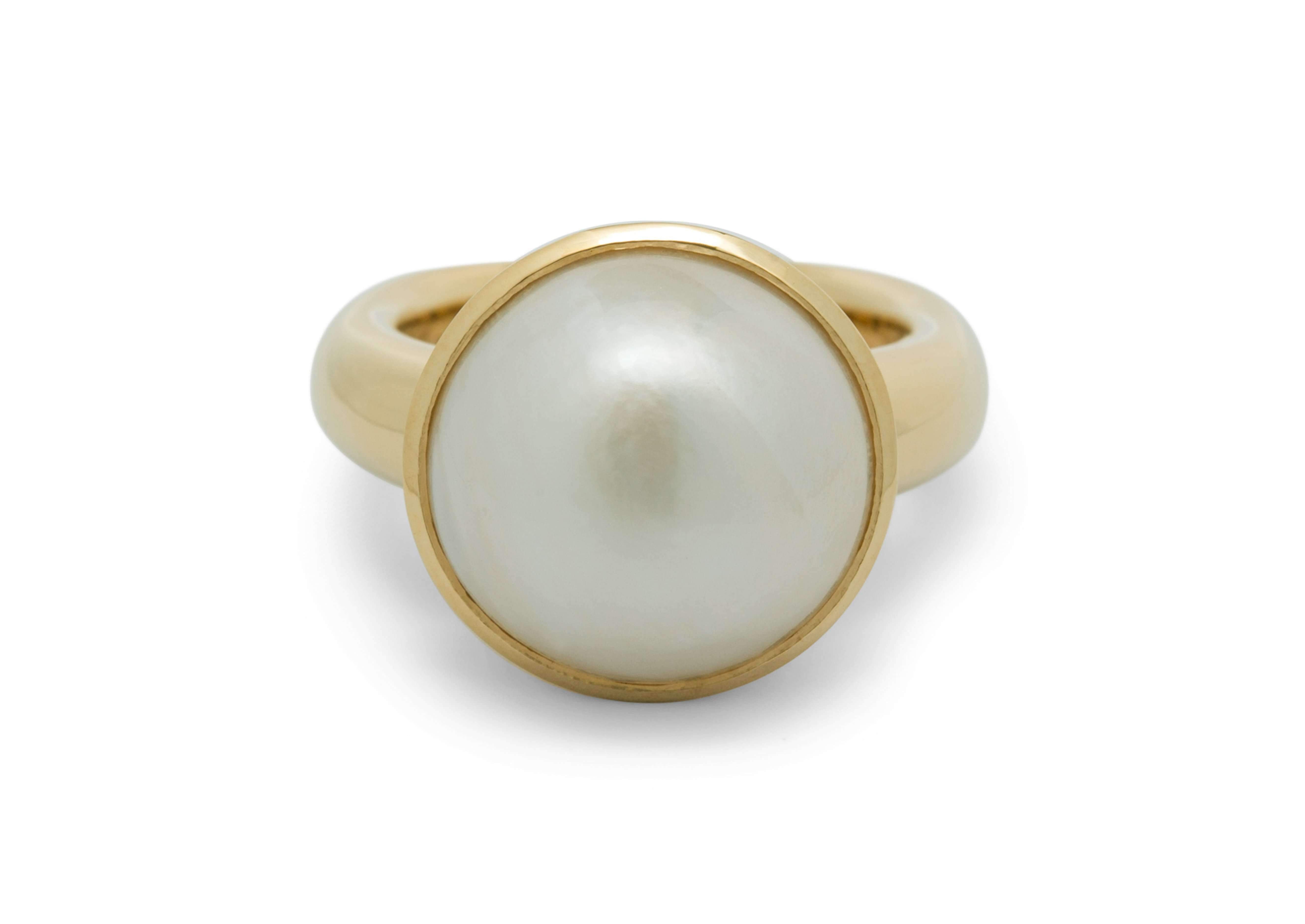 Order Lori Bonn Artisan Mabe Pearl Ring Size 11 - Damaged - A