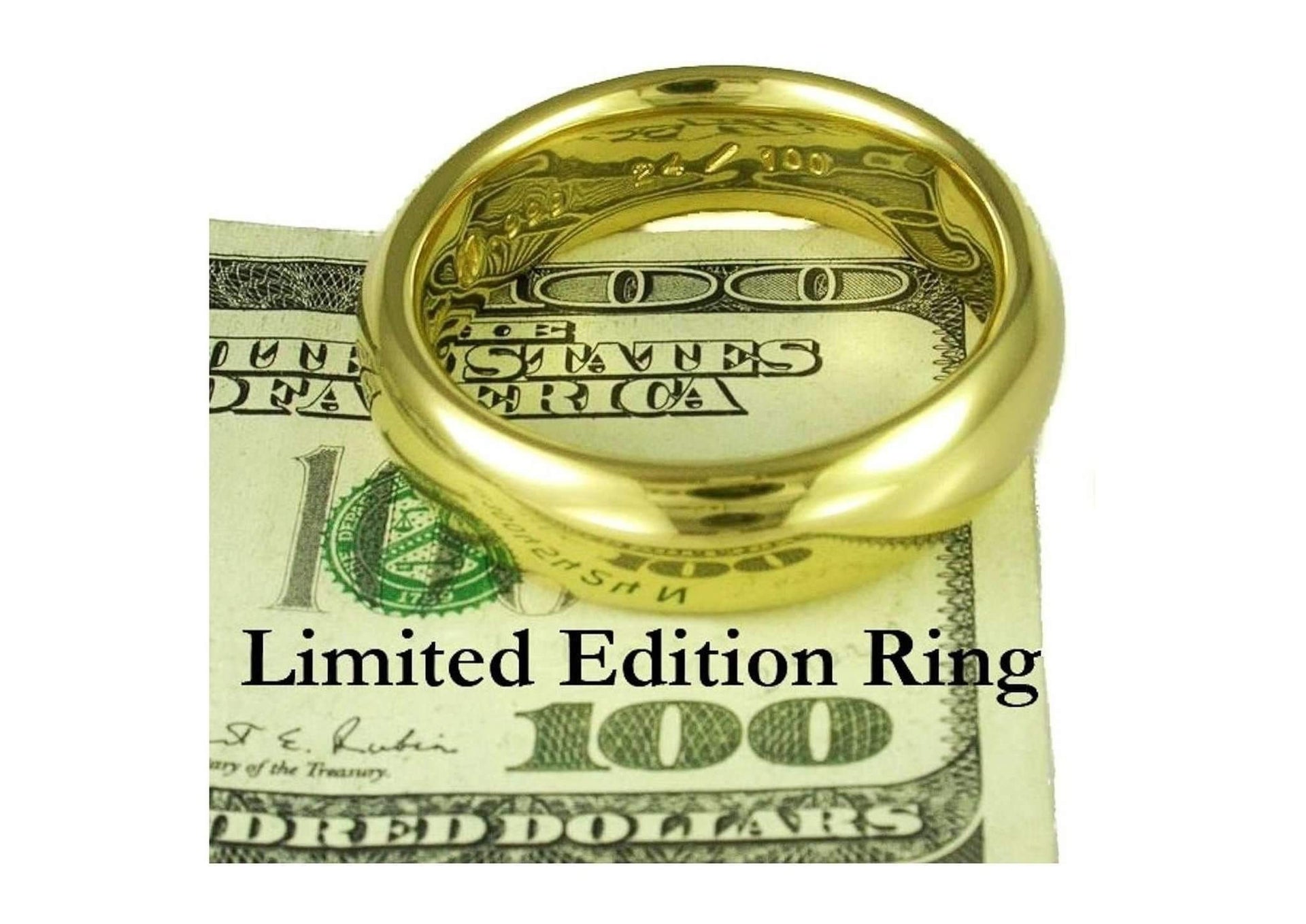 Thorsten Rings LOTR Lord Of The Rings Gold Plated Tungsten Ring The One  Engraved Sauron's Band - 4mm - 10mm LOTR-1970 - Dioguardi Jeweler
