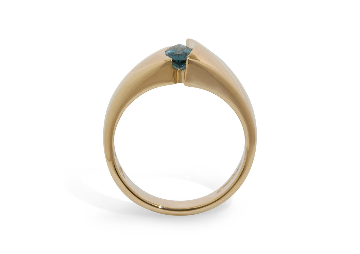 The Jens Hansen Marquise Gemstone Ring, Yellow Gold