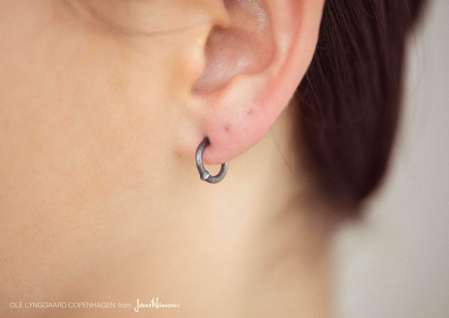 Nature earrings in Sterling silver