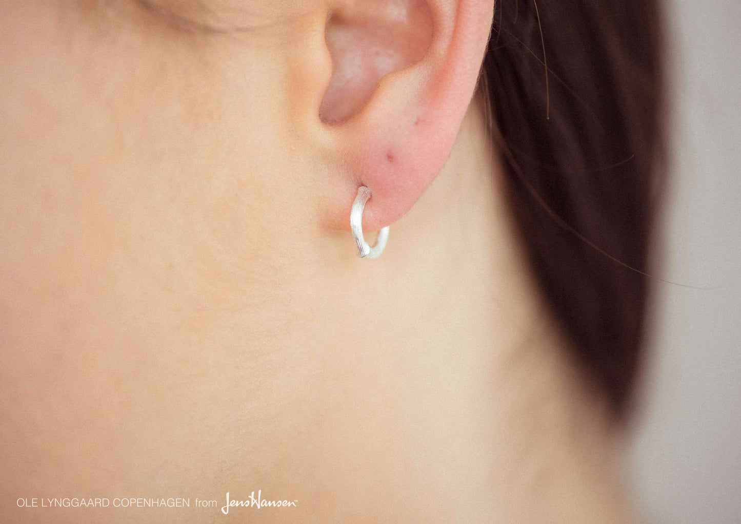 Nature earrings in Sterling silver