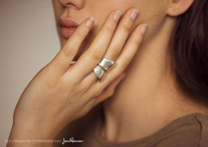 Leaves Ring in Sterling silver