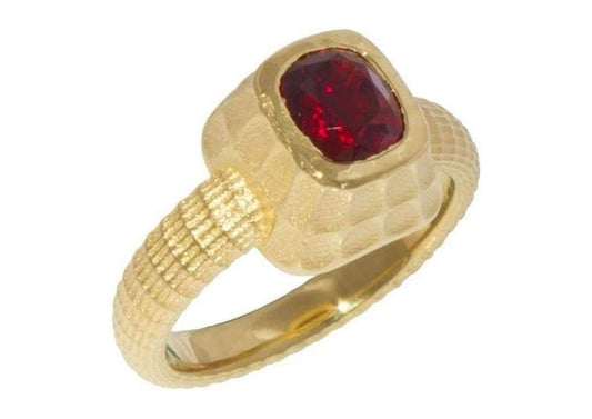 22ct Tanzanian Spinel Ring Design   - Jens Hansen