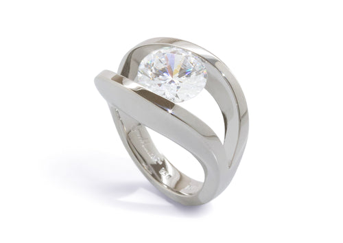 Tension Rings Engagement Rings | Diamond Tension Rings by Novori