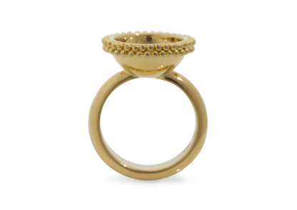 The Helios Granulation Ring, Yellow Gold