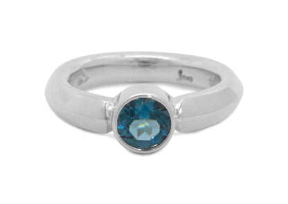 JW105 Gemstone Ring, Sterling Silver