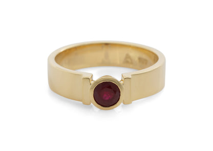 JW296 Precious Gemstone Ring, Yellow Gold