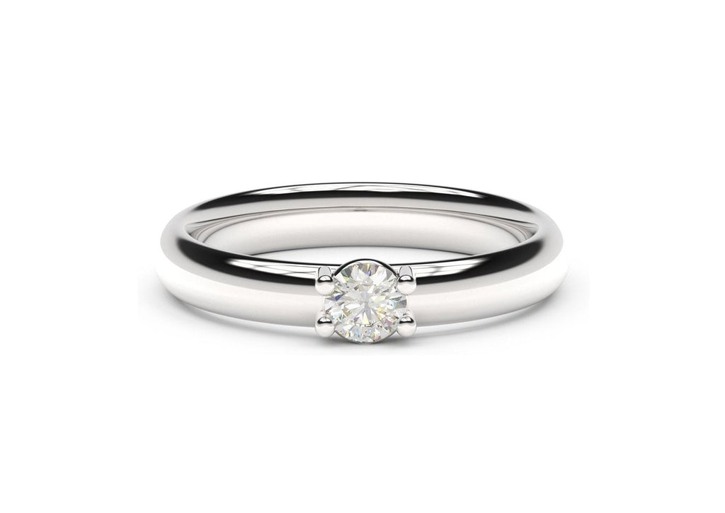 JW159/JW66 Diamond Ring, White Gold & Platinum – Jens Hansen