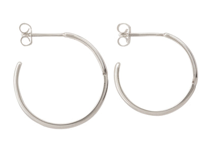 Asymmetric Earrings, Sterling Silver