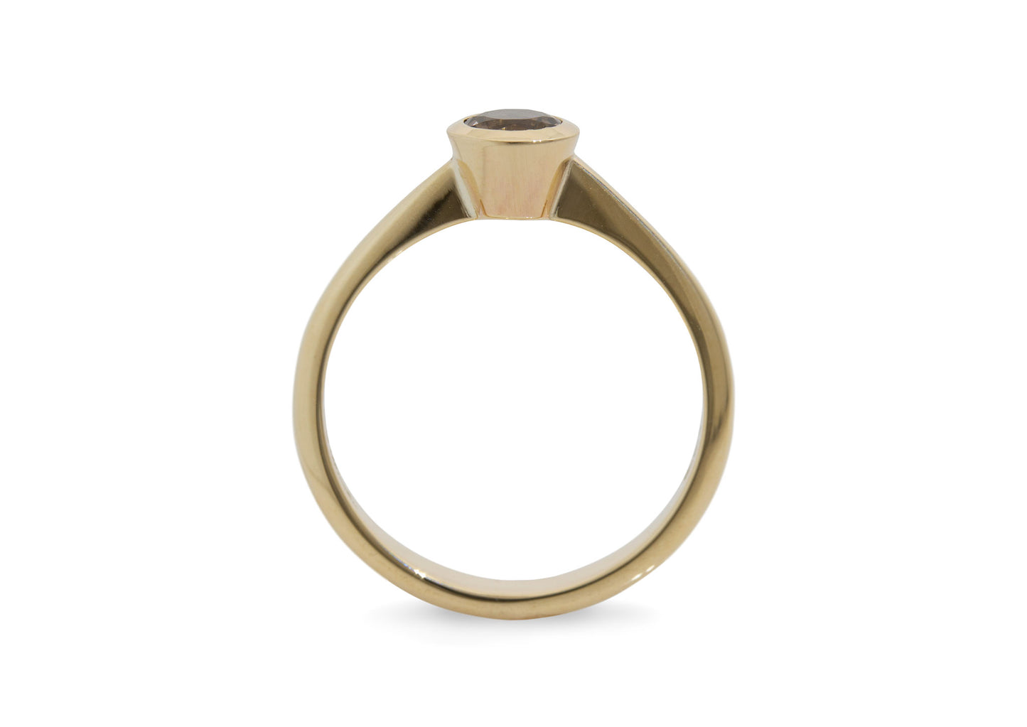 JW698 Gemstone Ring, Yellow Gold