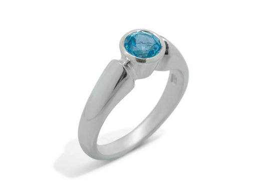 JW78 Gemstone Ring, Sterling Silver