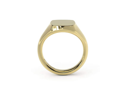 Quadrant Signet Ring, Yellow Gold