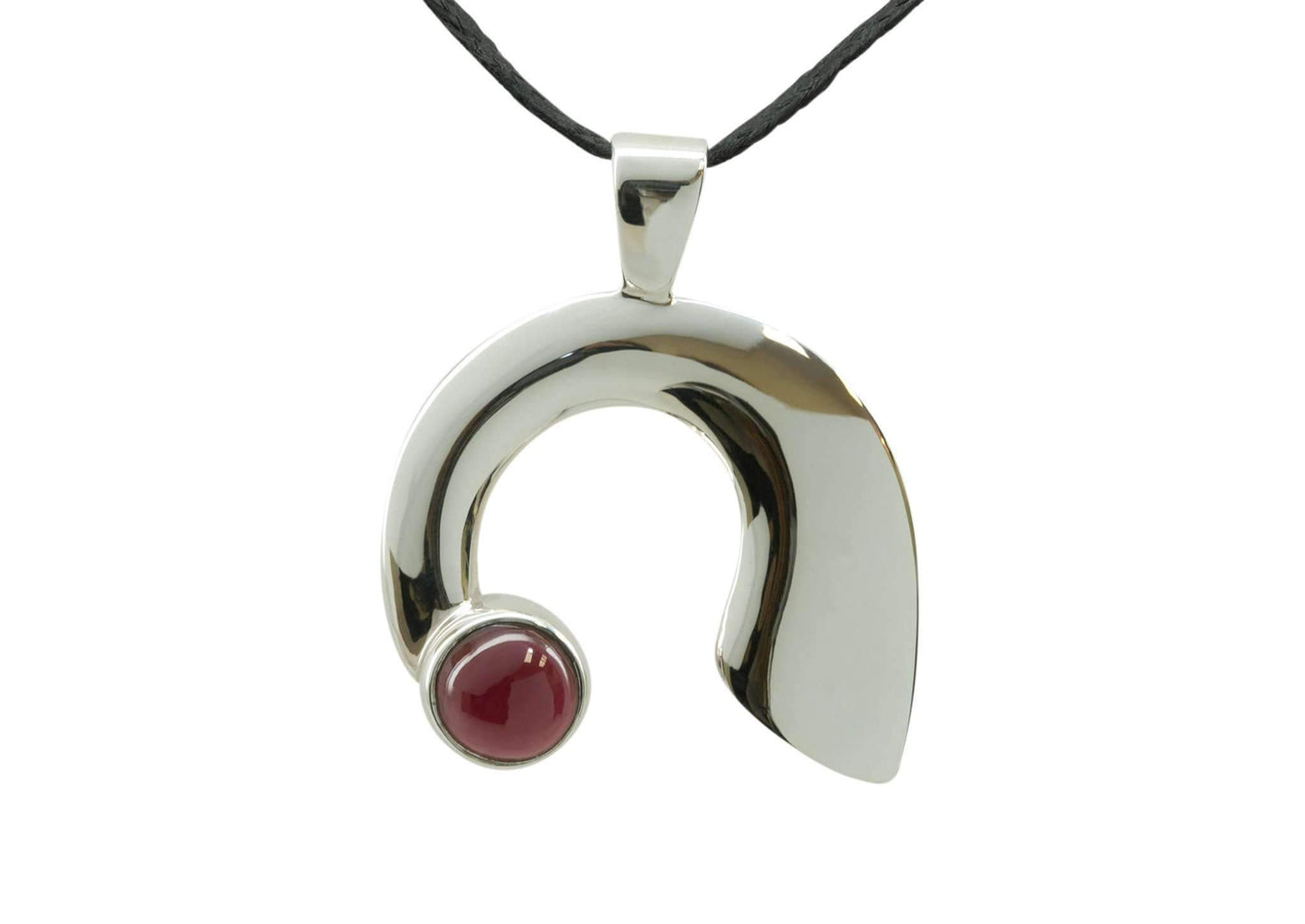 Gemstone Pendant, Sterling Silver