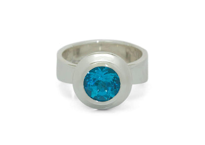 JW461 Gemstone Ring, Sterling Silver