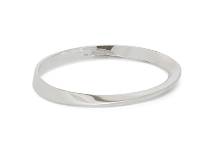 Möbius Twist Bangle, Sterling Silver