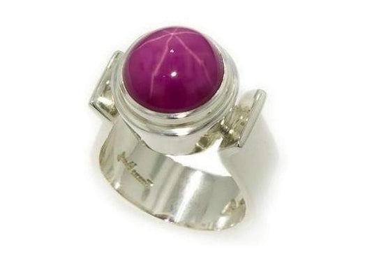 Sterling Silver & Ruby Ring   - Jens Hansen