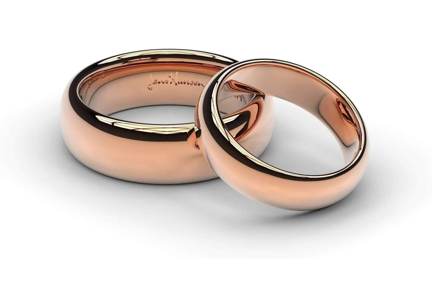 Red Gold Replica Rings Set   - Jens Hansen