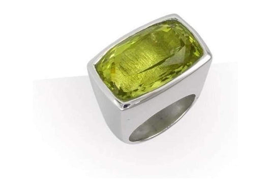 Silver & Lemon Citrine Ring   - Jens Hansen